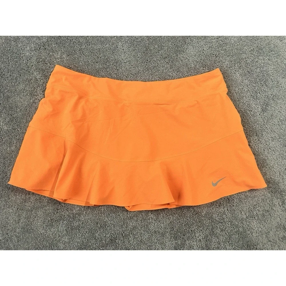 Nike Orange Skirt With Gray Shorts XL‎